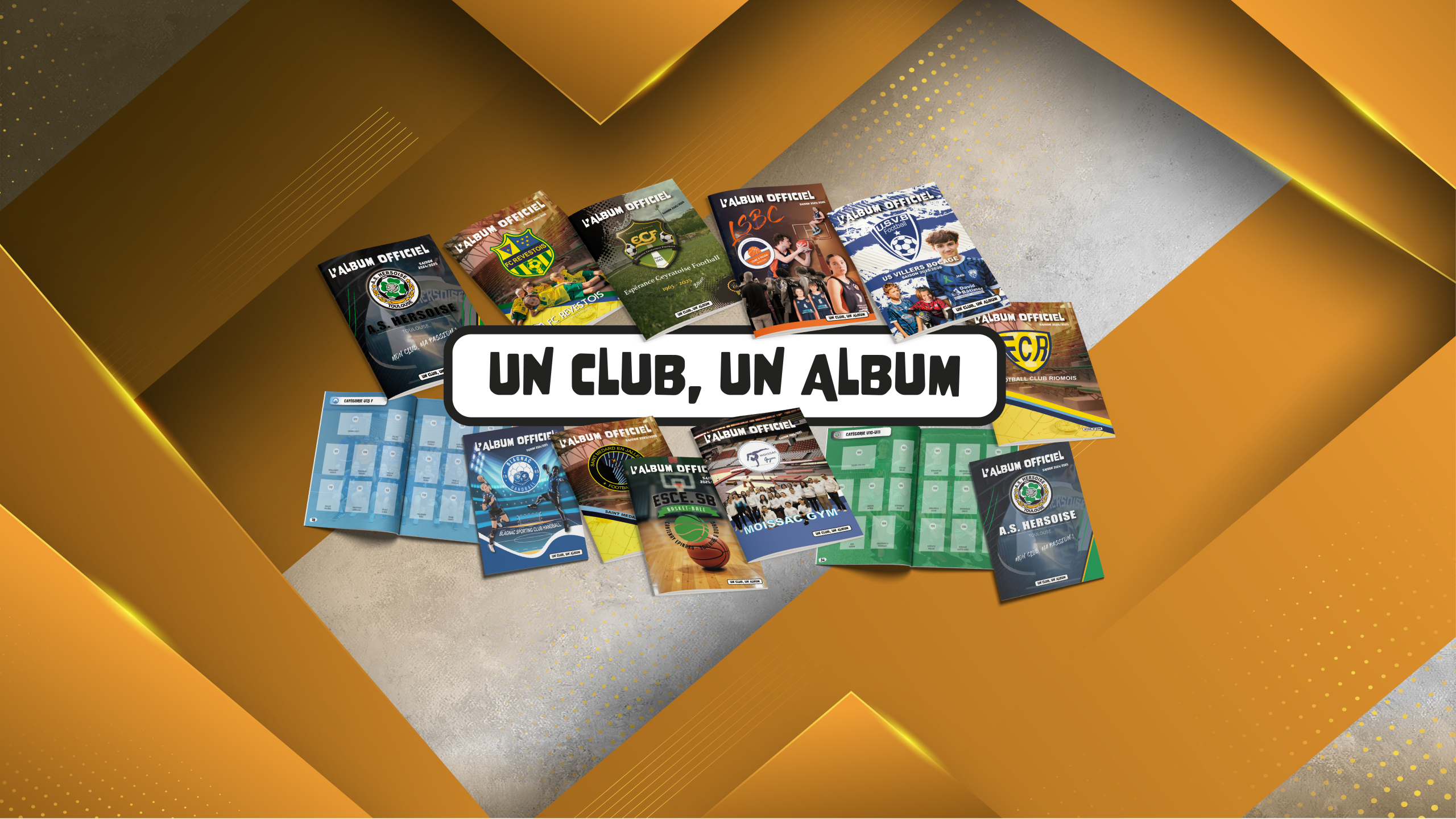 Un Club Un Album – Albums de vignettes personnalisés pour clubs sportifs
