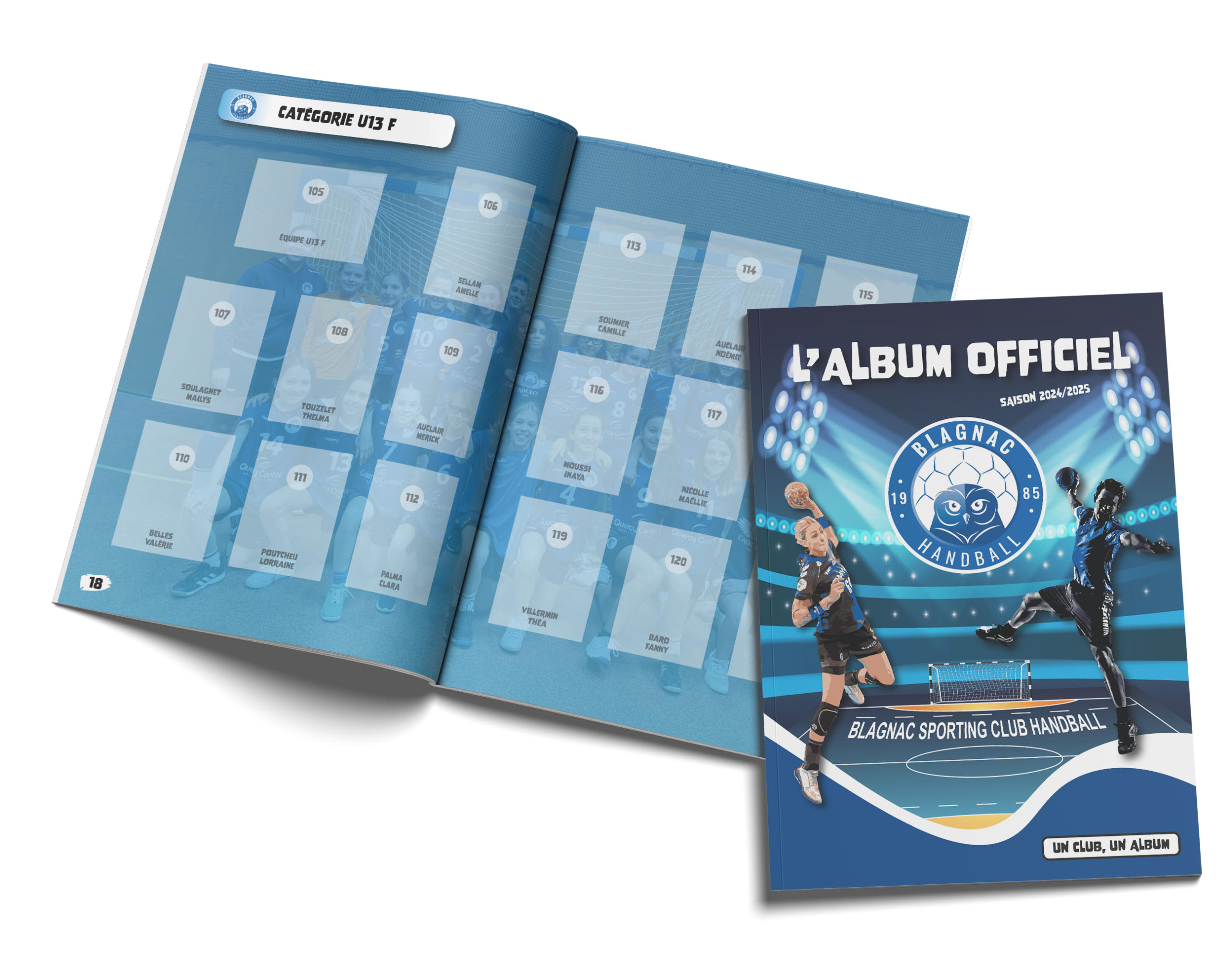 Un Club Un Album – Albums de vignettes personnalisés pour clubs sportifs